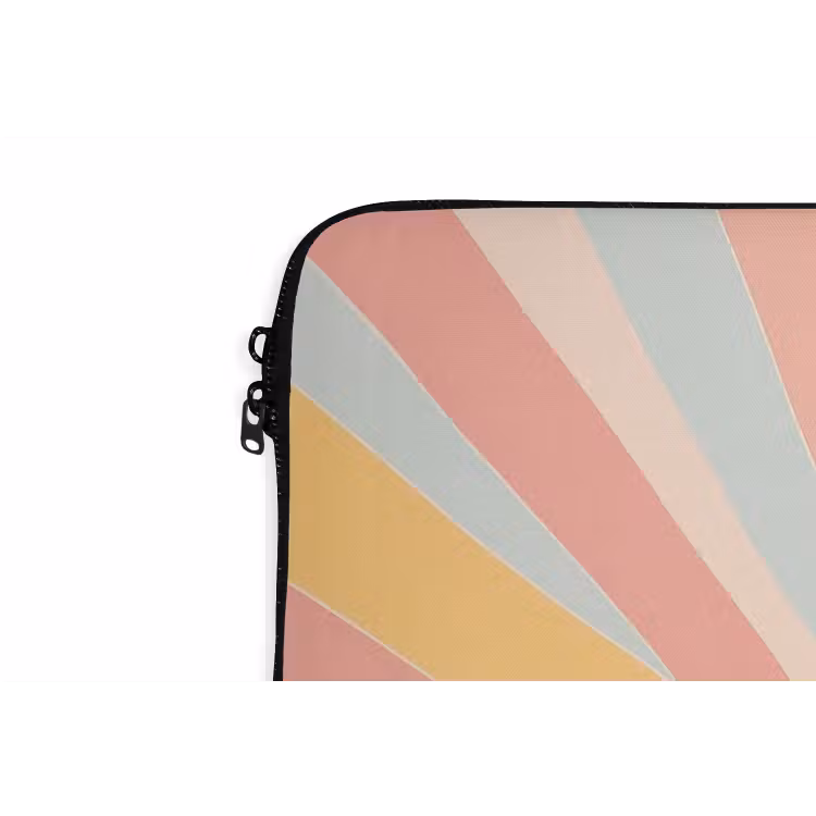 Laptop hülle - Illustration - Sonne - Pastellfarben — 5