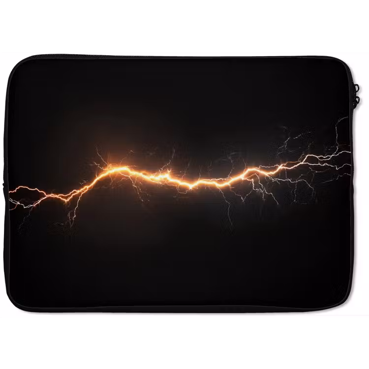 Laptop hülle - Spiele - Orange - Blitzlicht - Licht — 1
