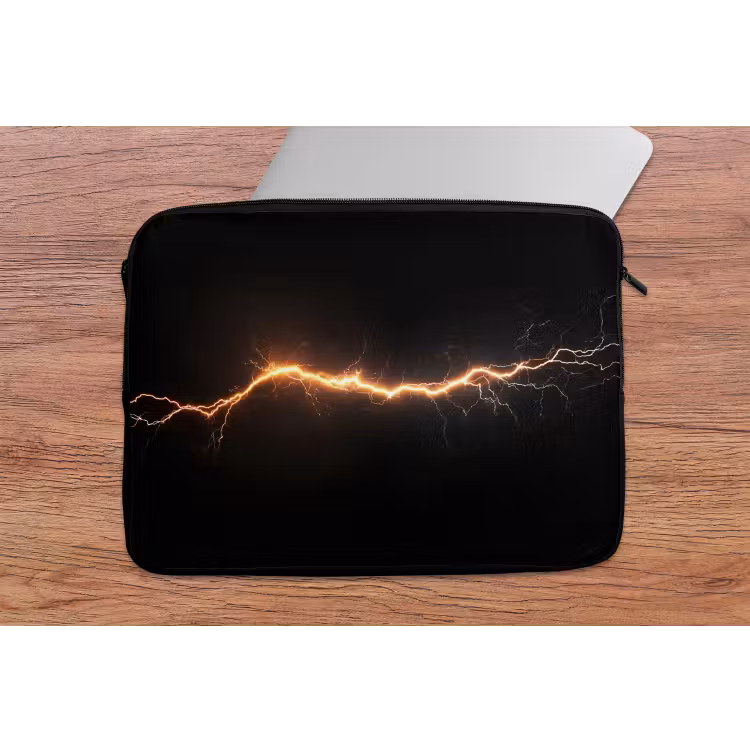 Laptop hülle - Spiele - Orange - Blitzlicht - Licht — 2