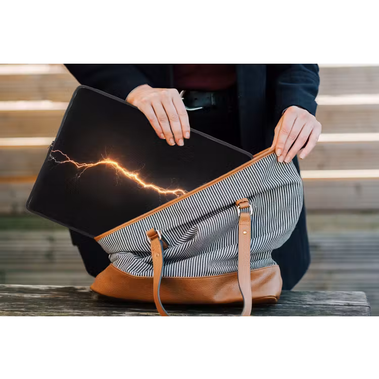 Laptop hülle - Spiele - Orange - Blitzlicht - Licht — 4