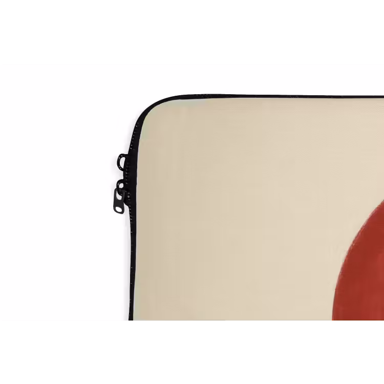 Laptop hülle - Kreis - Sieben - Glücklich - Rot — 5