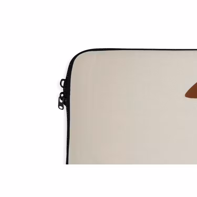 Laptop hülle - Silhouette - Hund - Pullover - Rot — 5