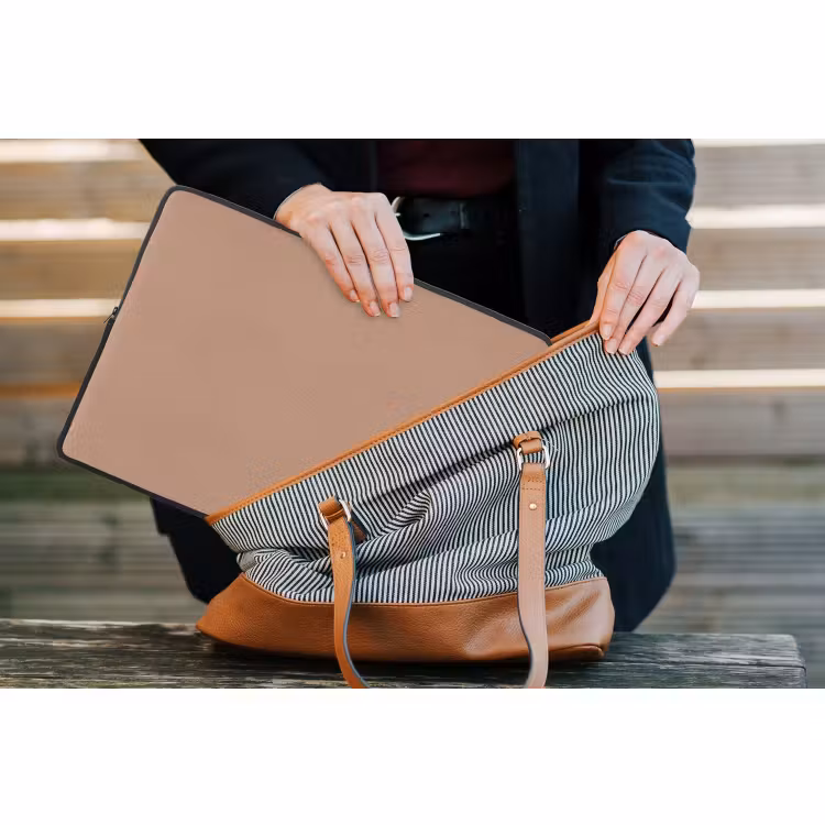 Laptop hülle - Beige - Farbe - Rosa — 3