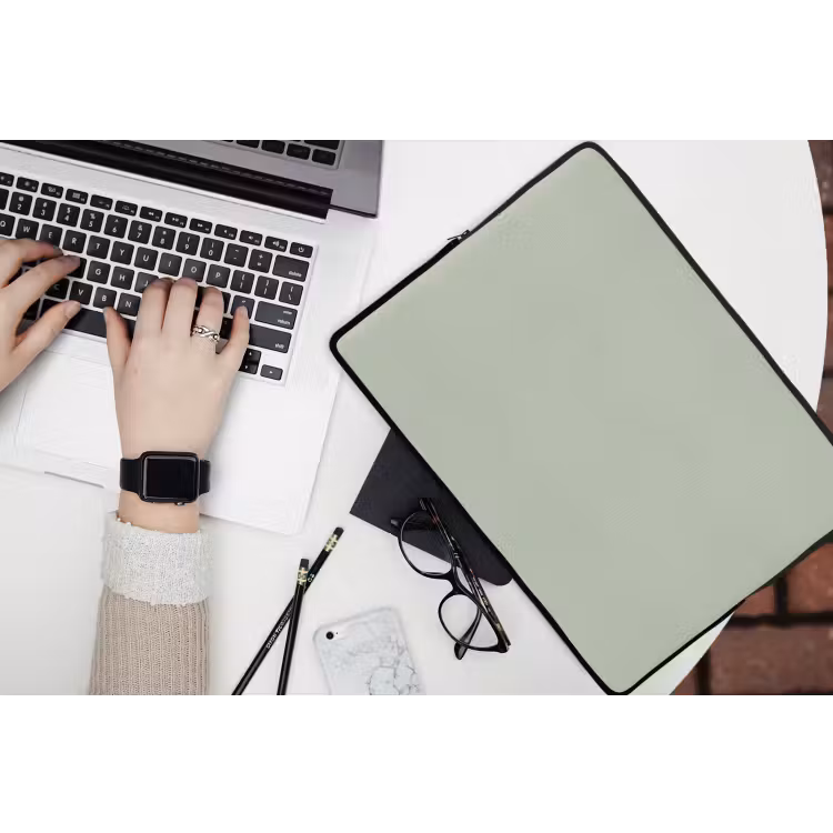 Laptop hülle - Mintgrün - Unifarben — 2