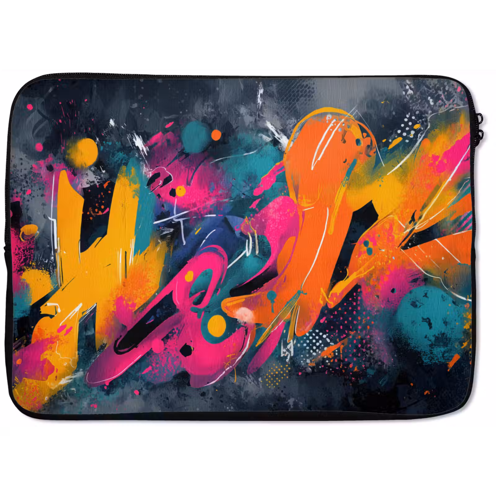 Laptop hülle - Abstrakt - Graffiti - Farbenfroh - Farbspritzer — 1