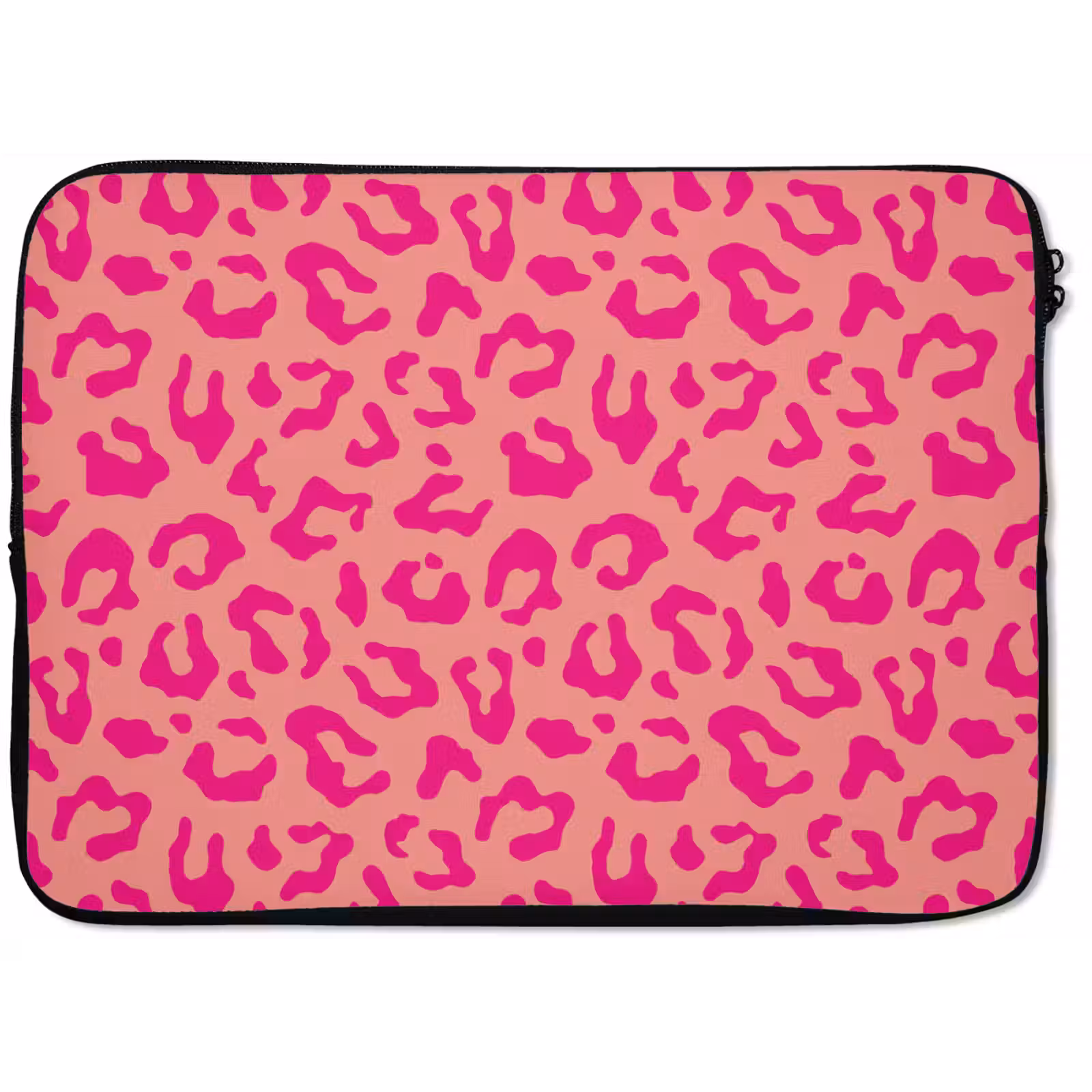 Laptop hülle - Pantherdruck - Rosa - Tierdruck - Minimalistisch — 1
