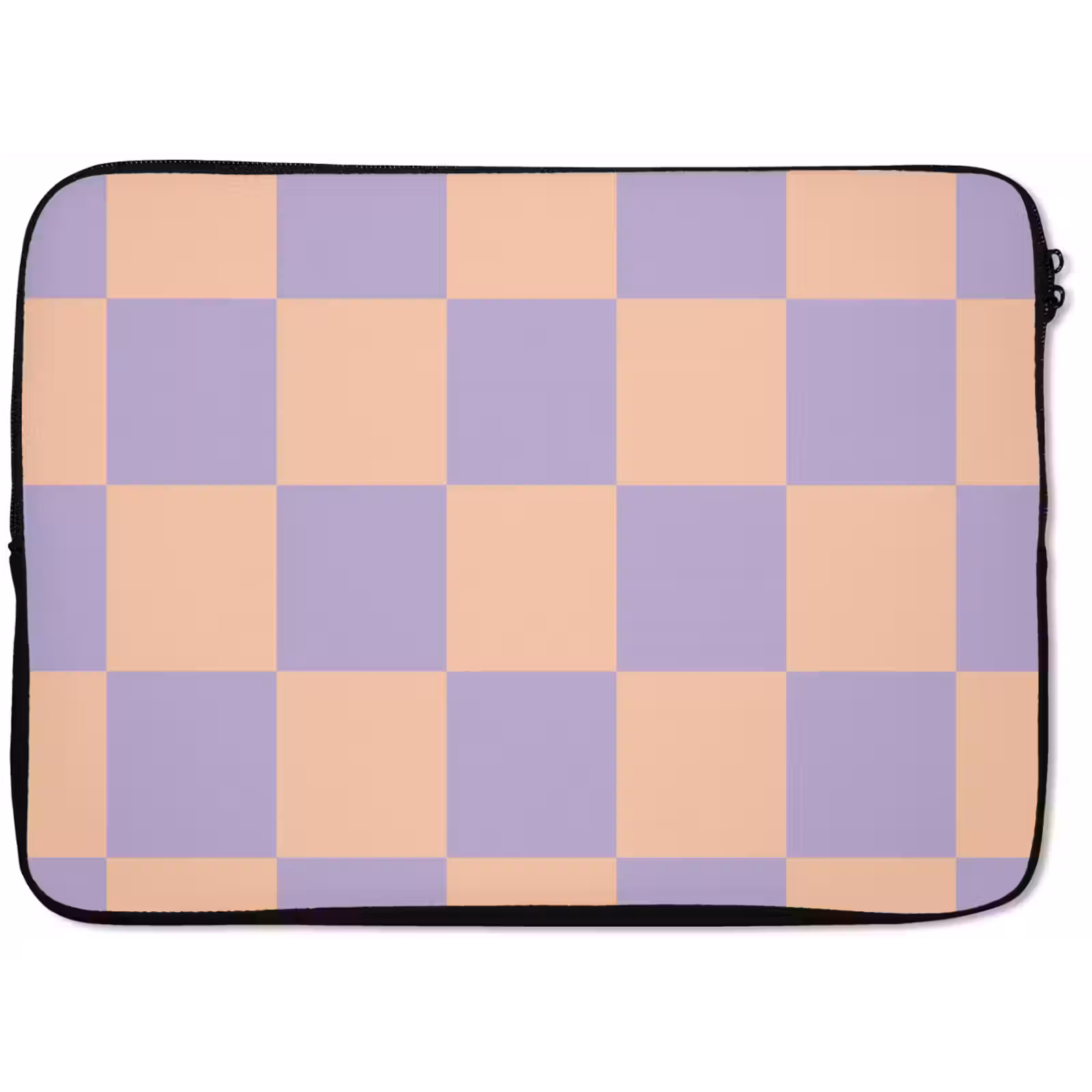 Laptop hülle - Schachbrettmuster - Lila - Rosa - Würfel — 1