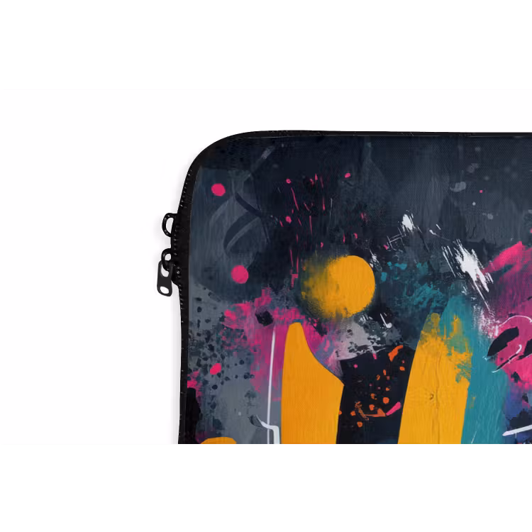 Laptop hülle - Abstrakt - Graffiti - Farbenfroh - Farbspritzer — 5