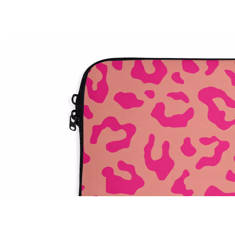 Laptop hülle - Pantherdruck - Rosa - Tierdruck - Minimalistisch — 5