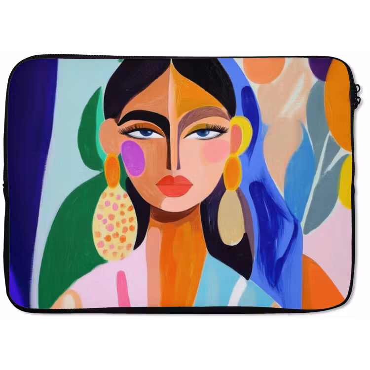 Laptop hülle - Porträt - Frau - Modern — 1