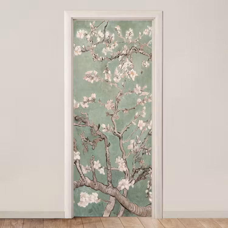 Türtapete - Mandelblüte - Kunst - Van Gogh - Grün — 1