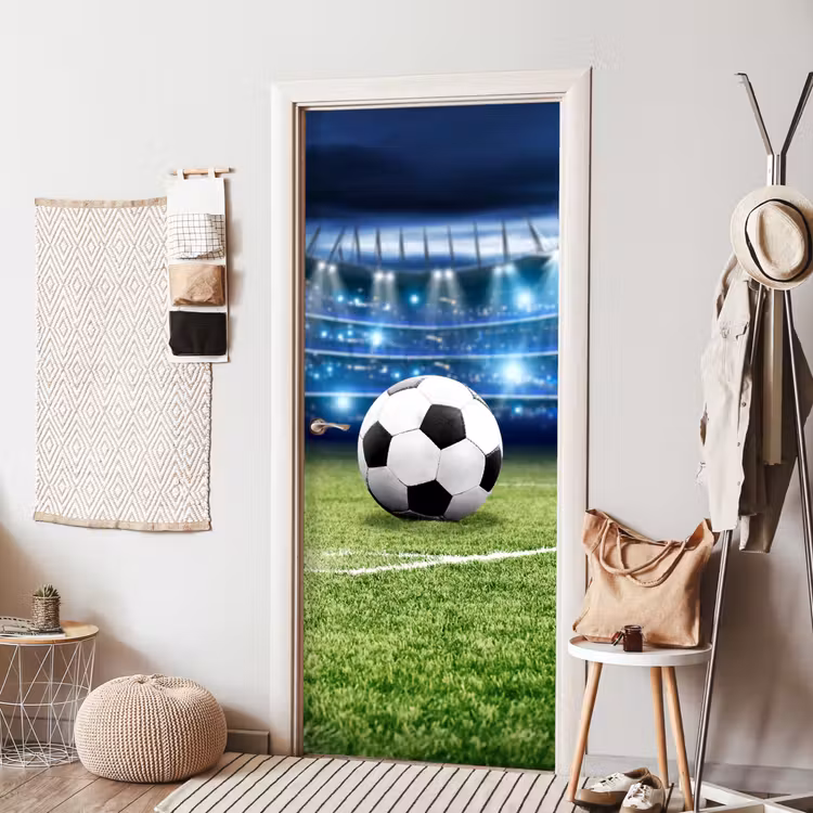 Türtapete - Fußball - Stadion - Ball - Jungen — 7