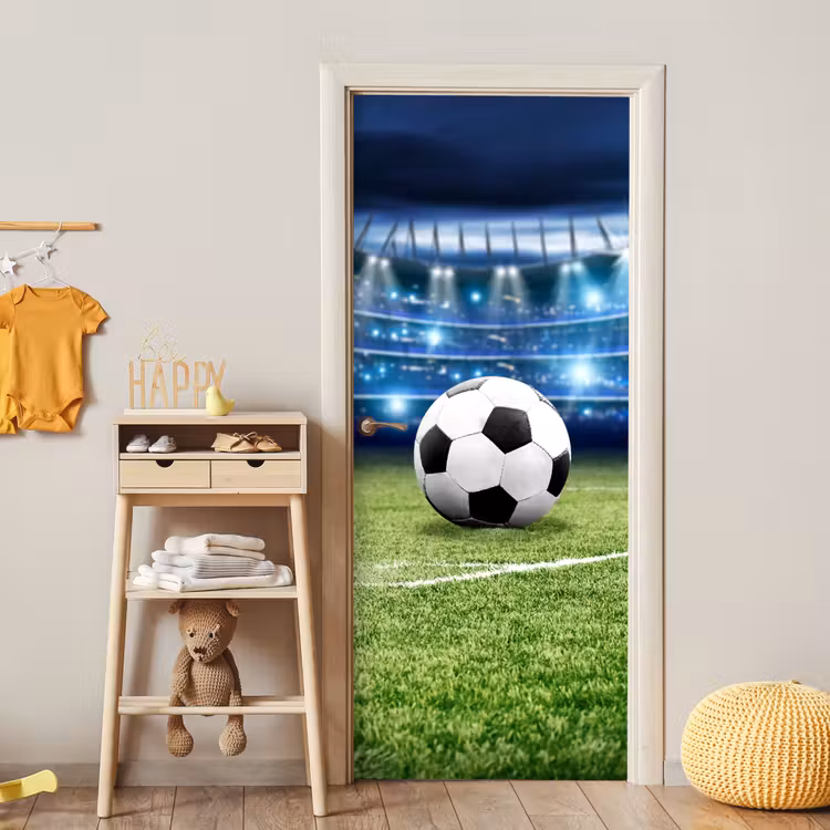 Türtapete - Fußball - Stadion - Ball - Jungen — 8