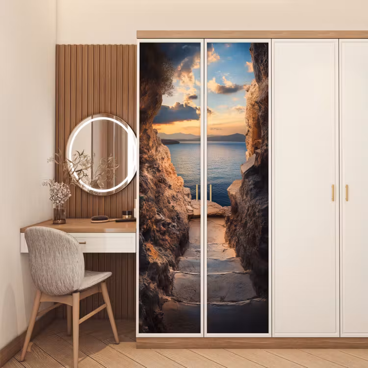 Türtapete - Durchblick - Ausblicke - Landschaft - Meer - Felsen — 4