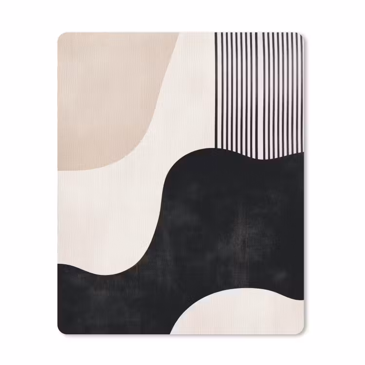 Mauspad - Abstrakt - Japandi - Beige - Modern — 1