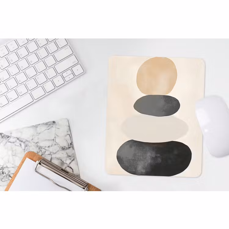 Mauspad - Japandi - Wabi sabi - Beige — 4