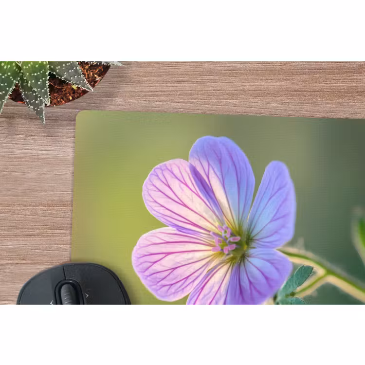 Mauspad - Blume - Nahaufnahme - Lila — 5