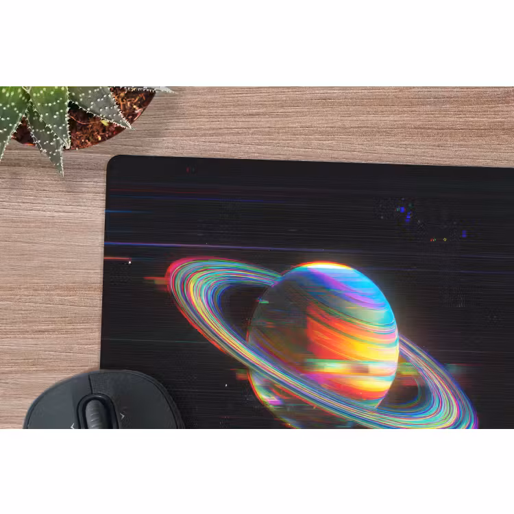 Mauspad - Planet - Kreis - Bunt — 4