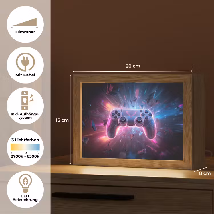 Lightbox - Wandlampe - Kinderzimmer - Controller - Neon - Explosion - Abstrakt — 8
