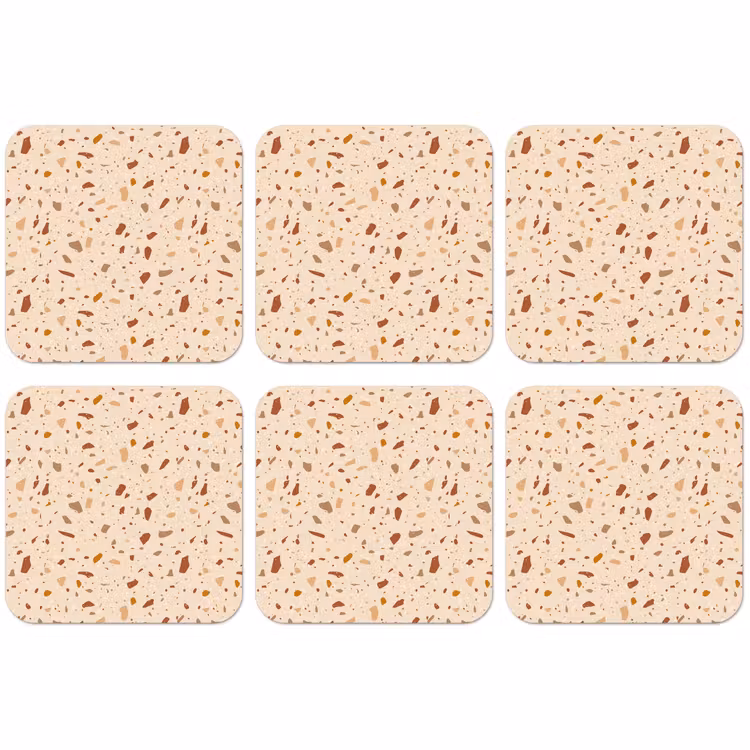 Untersetzer​ - Terrazzo - Muster - Bunt - Stein — 1