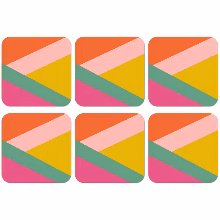 Untersetzer - Dreiecke - Bunt - Abstrakt — 1