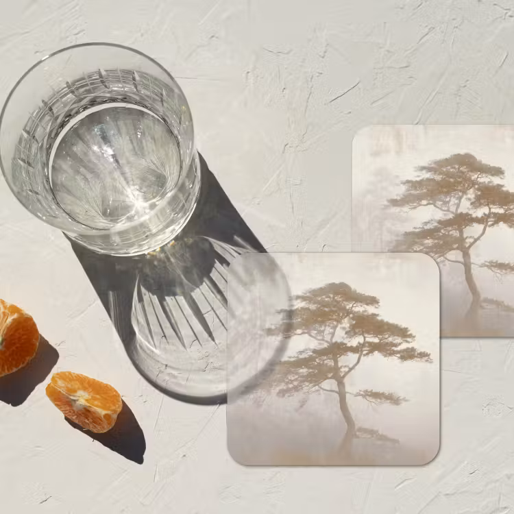 Untersetzer​ - Baum - Orientalischer Stil - Landschaft — 2