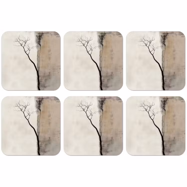 Untersetzer - Wabi sabi - Pflanze - Beige — 1