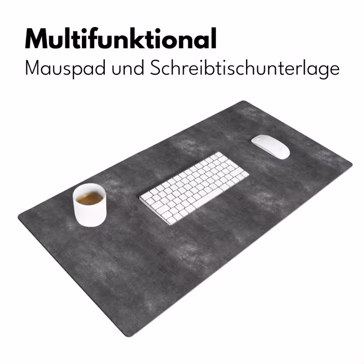 Schreibtischunterlage - Dunkelgrau - Roh - Konkret — 4
