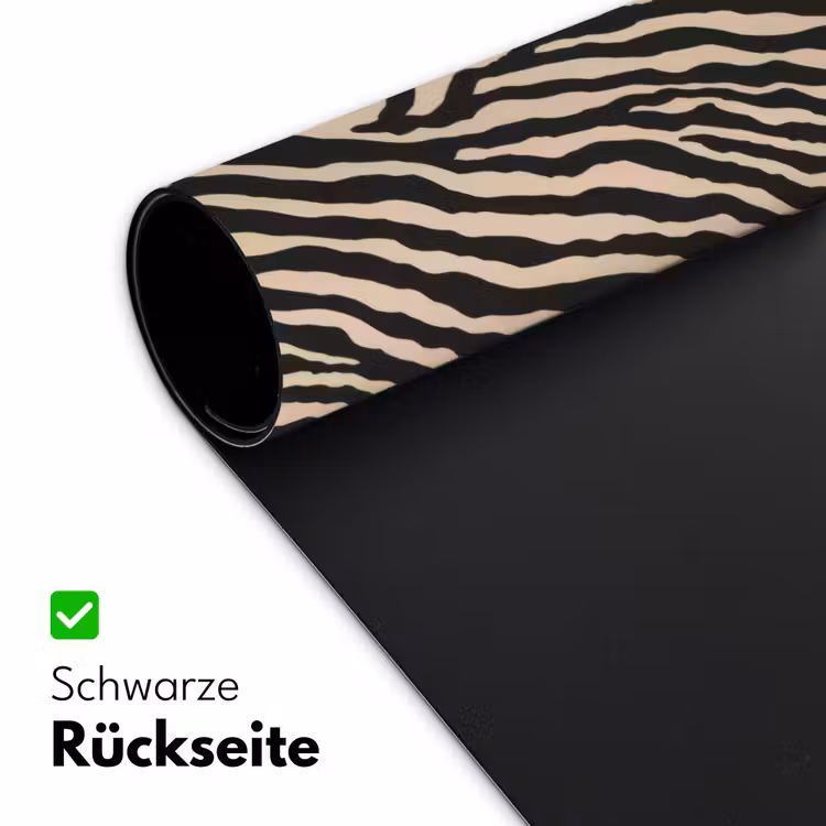 Schreibtischunterlage - Zebra - Klassisch - Schwarz — 2