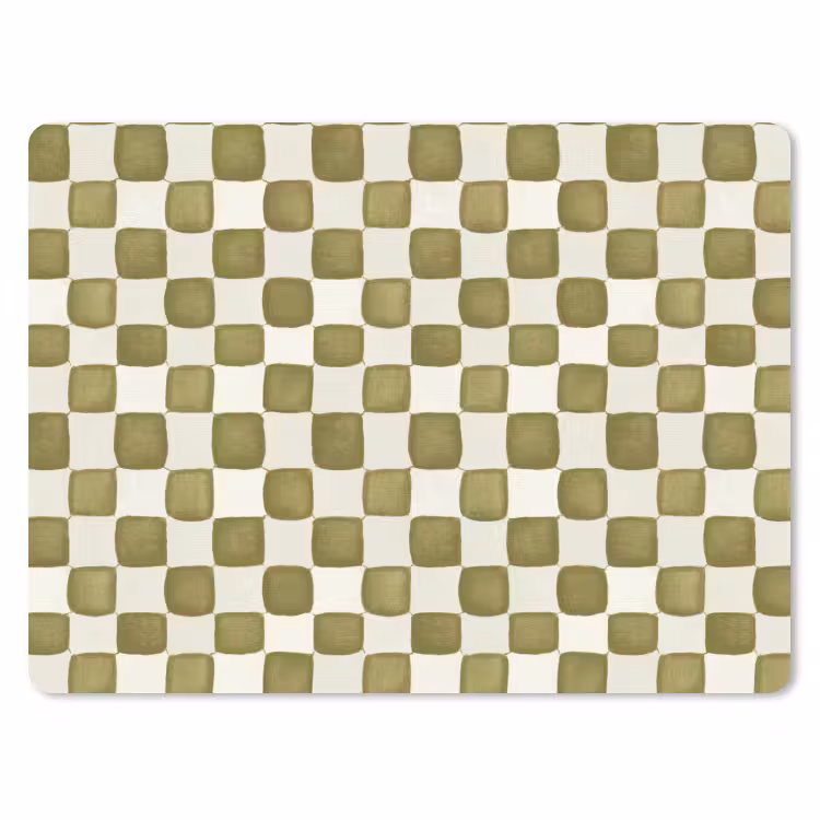 Mauspad - Schach - Muster - Grün — 1