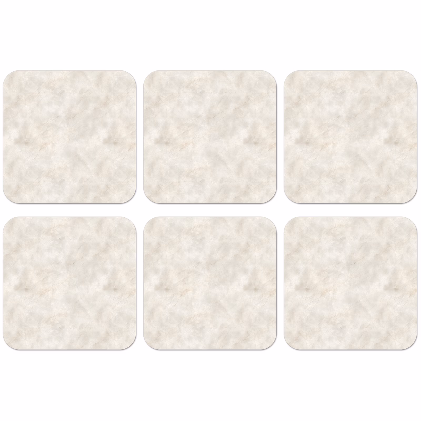 Untersetzer - Cremebeige - Marmor - Adern — 1