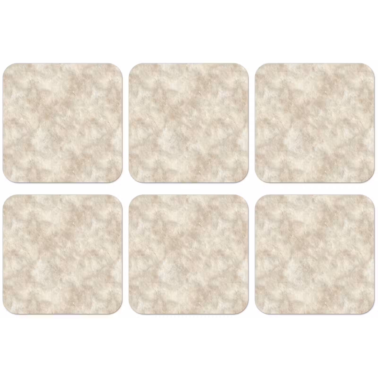 Untersetzer - Beige - Reliefstruktur - Naturstein — 1