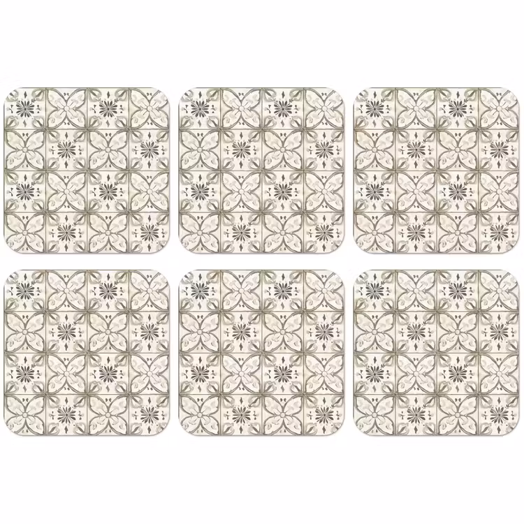 Untersetzer - Antik - Fliese - Beige — 1