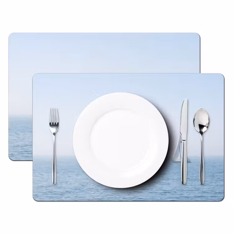 Tischset - 6 Stück - Horizont - Segelboot - Meer — 2