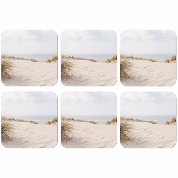 Untersetzer - Wolken - Dünenlandschaft - Sand — 1