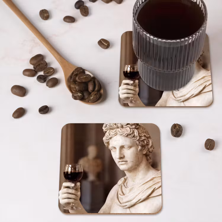 Untersetzer - Klassisch - Marmor - Wein — 4