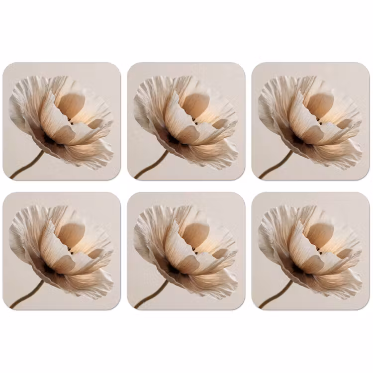 Untersetzer​ - Blume - Beige - Creme — 1
