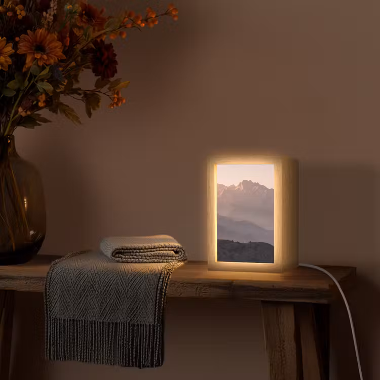 Tischlampe - Panorama - Landschaft - Berge — 3