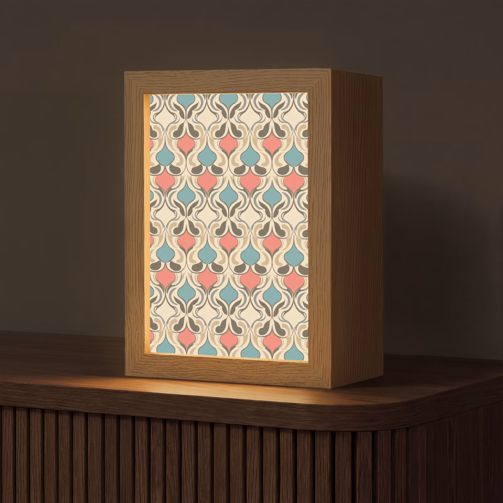Tischlampe - Barock - Retro - Farbenfroh — 1