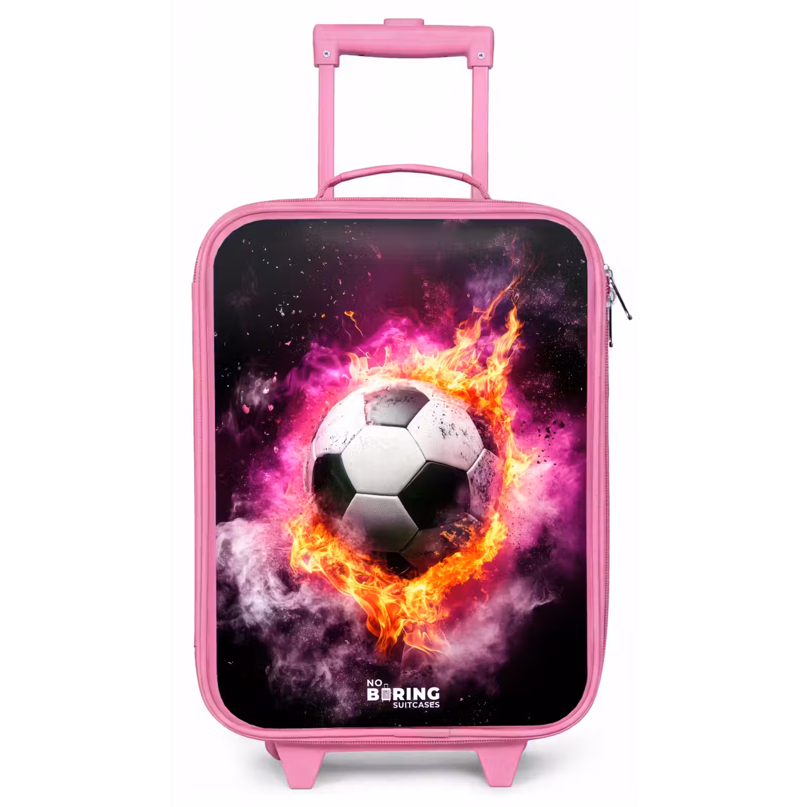 Kinderkoffer Rosa - Fußball in rosa Feuer Explosion — 1