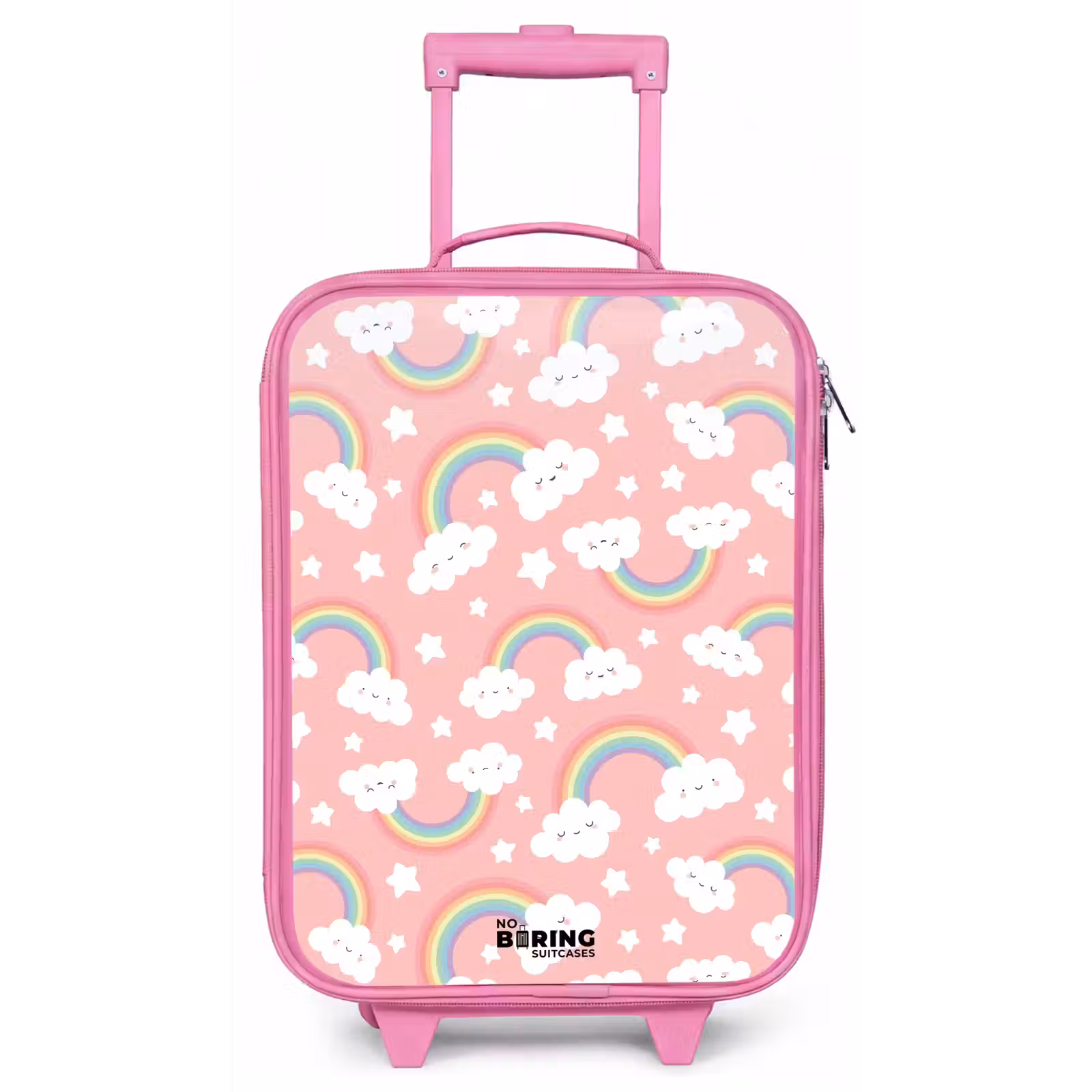 Kinderkoffer Rosa - Rosa mit Regenbogenmuster — 1