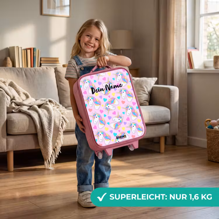 Kinderkoffer Rosa - Einhorn-Euphorie — 2