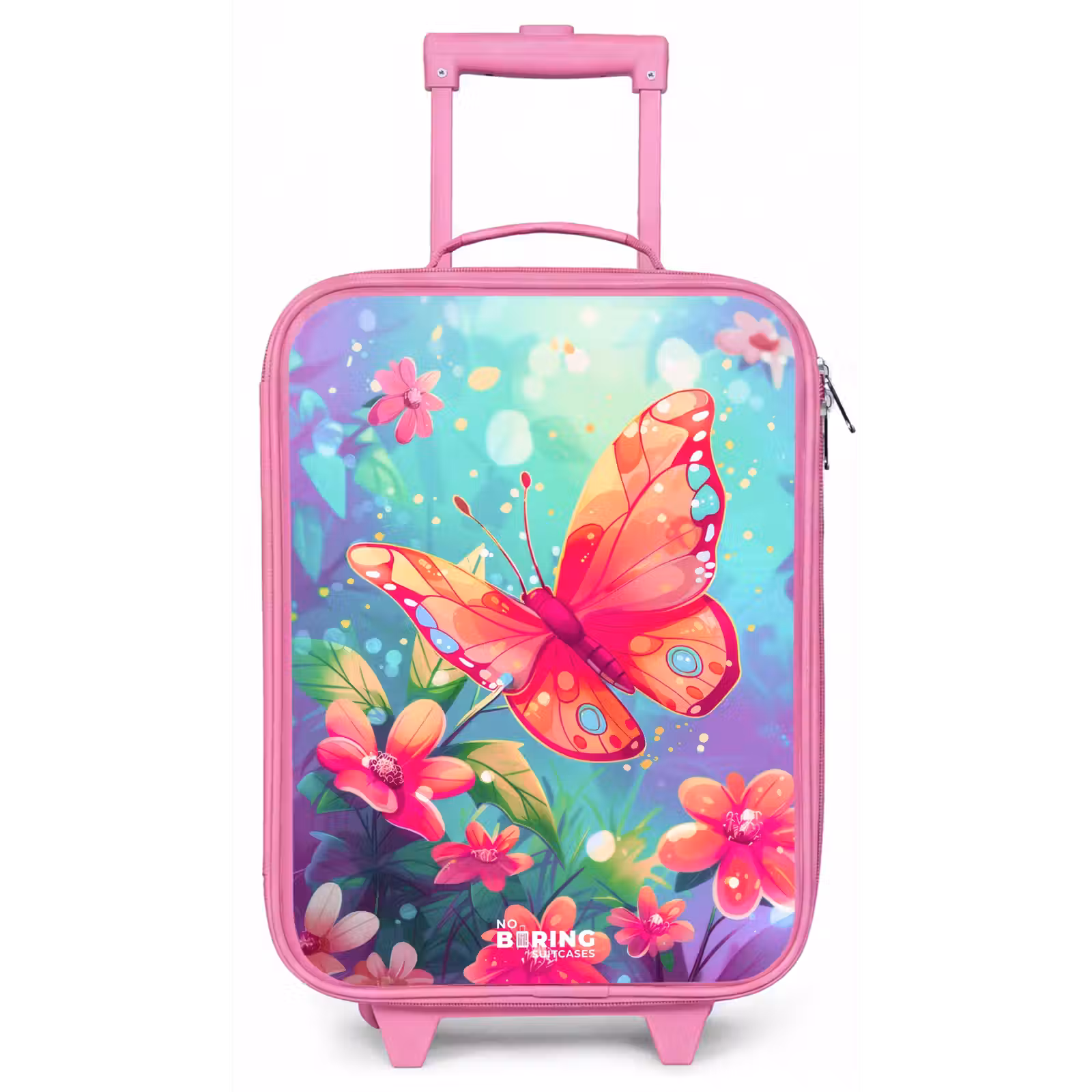 Kinderkoffer Rosa - Wunderschöner Schmetterling — 1
