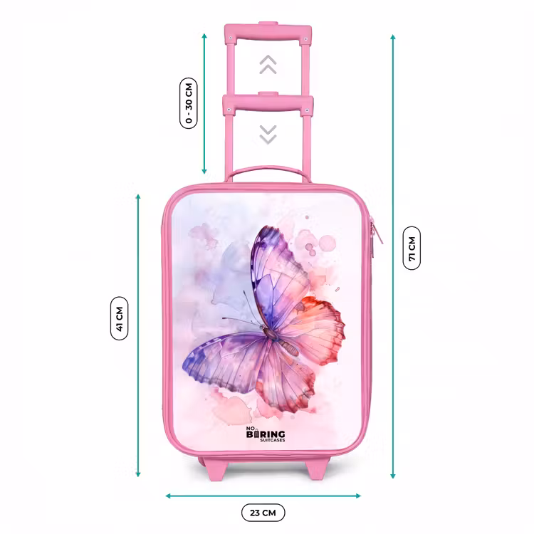 Kinderkoffer Rosa - Aquarell Polarlicht — 6