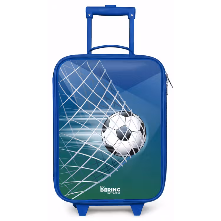 Kinderkoffer Blau - Ball im Tor — 1