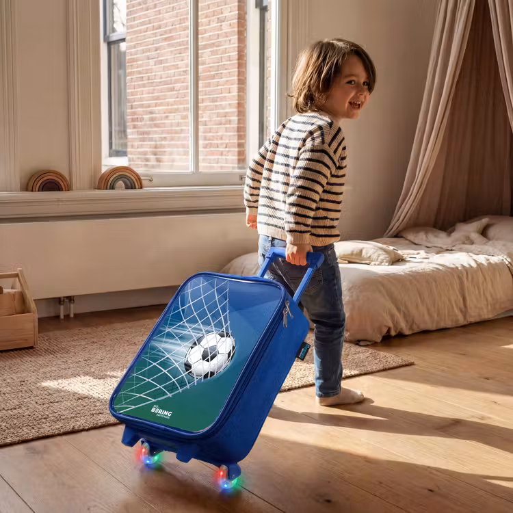 Kinderkoffer Blau - Ball im Tor — 3