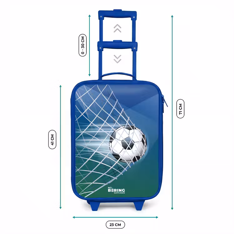 Kinderkoffer Blau - Ball im Tor — 6