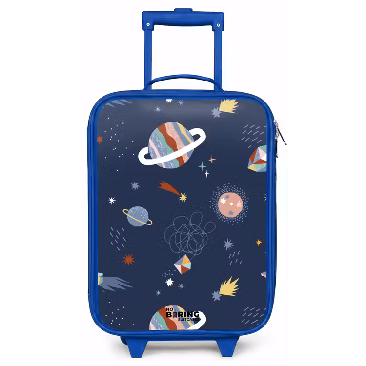 Kinderkoffer Blau - Planeten am Himmel — 1
