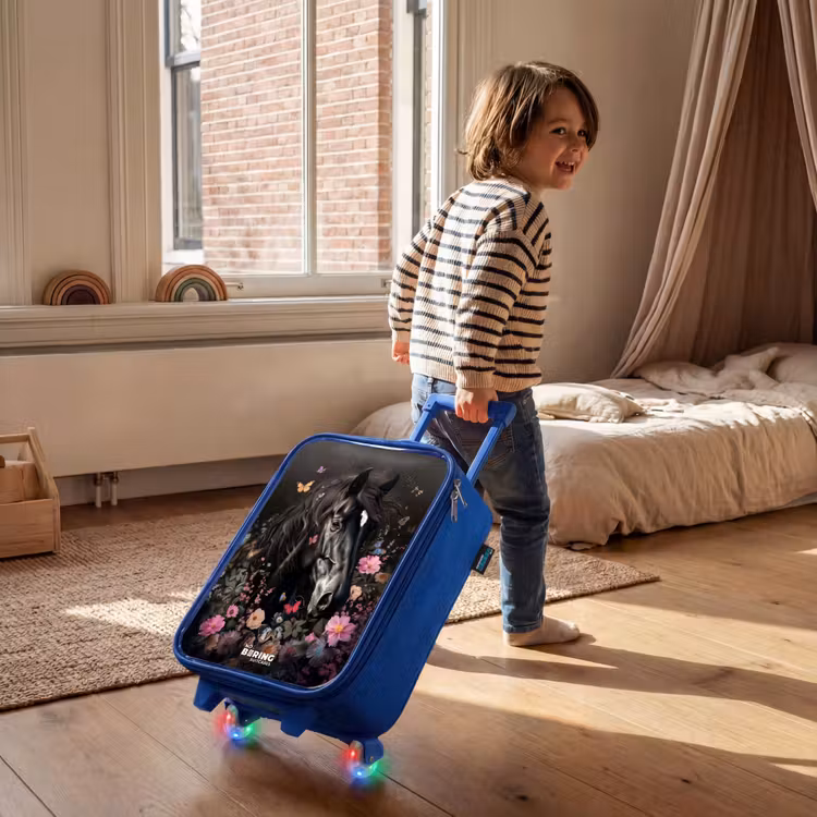 Kinderkoffer Blau - Blühender Rappe — 3