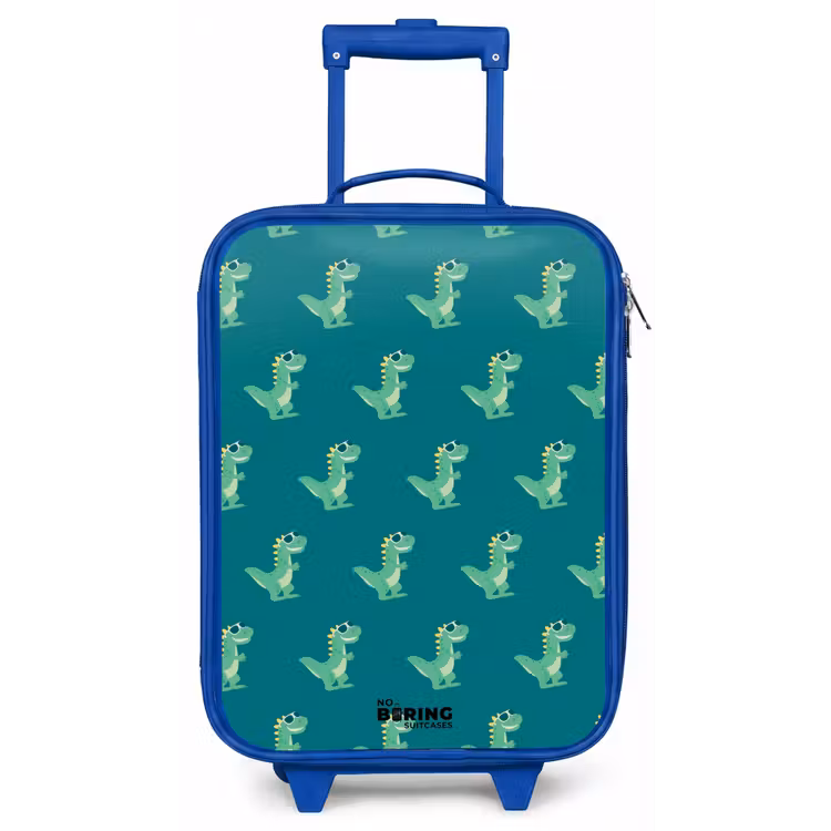 Kinderkoffer Blau - Angaben zum Tyranosaurus — 1